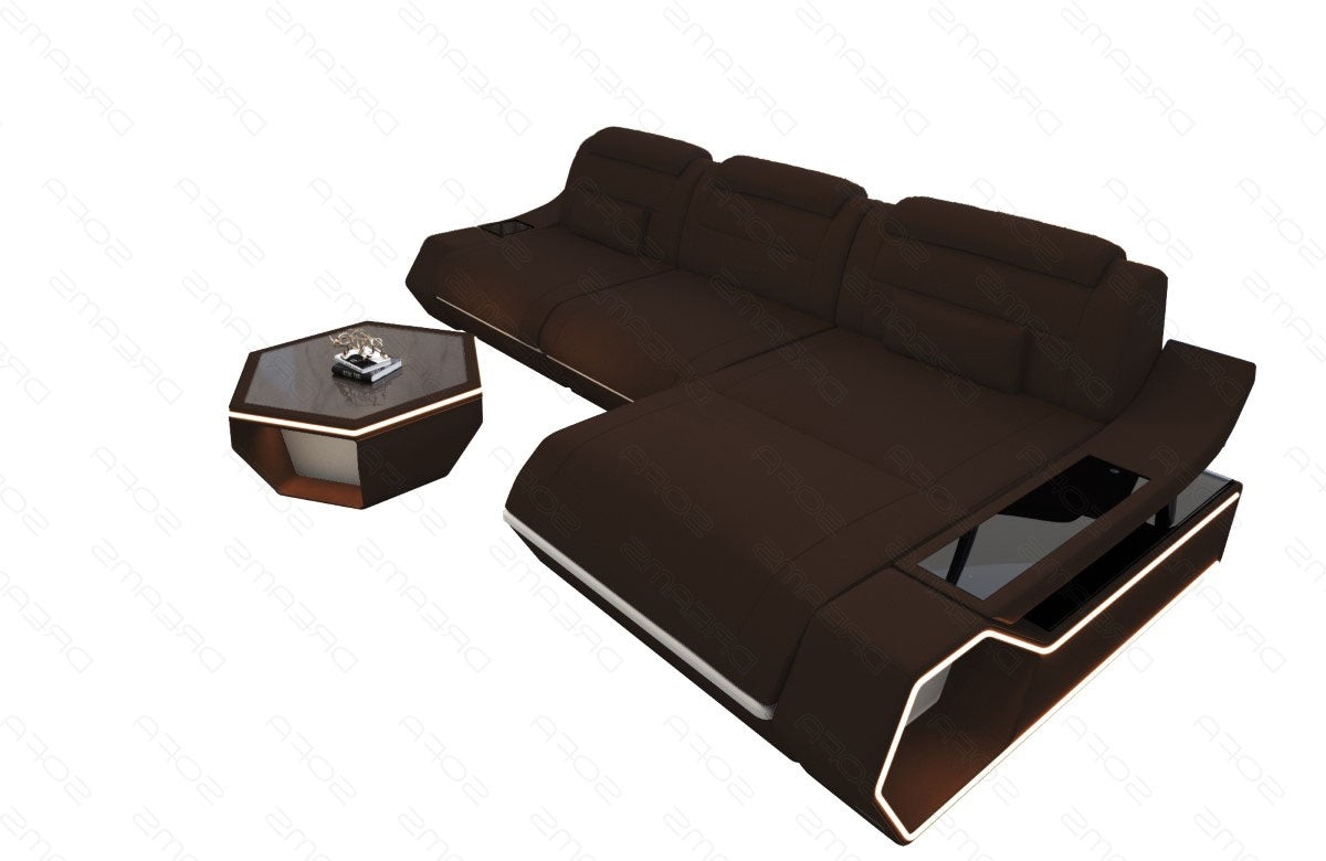 Ecksofa Toscano L-Form Stoff