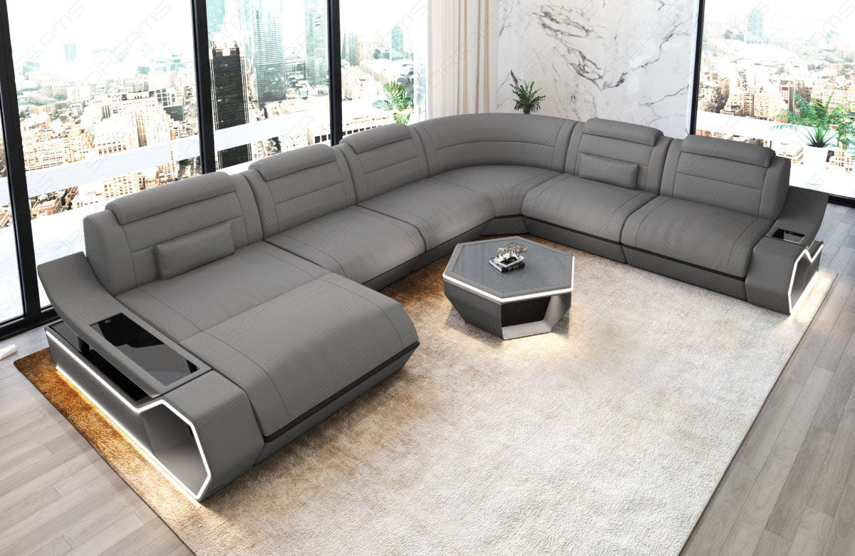 Wohnlandschaft Toscano XXL Stoff