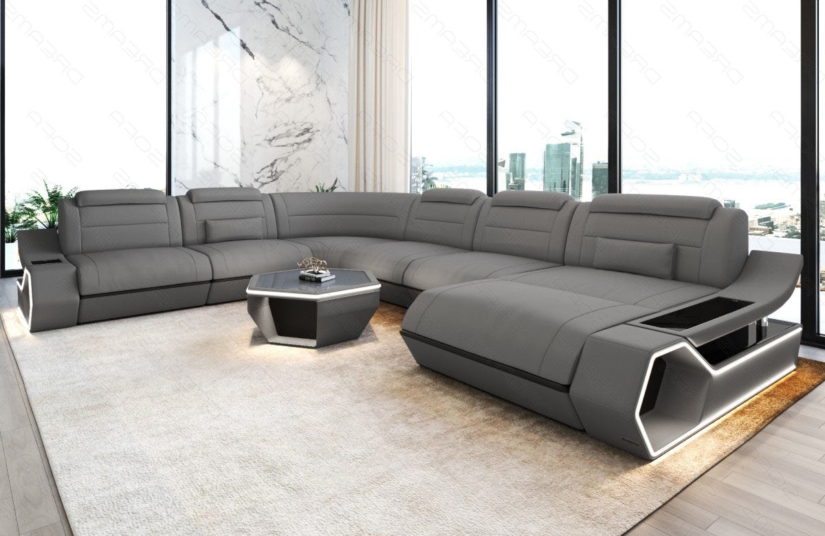 Wohnlandschaft Toscano XXL Stoff