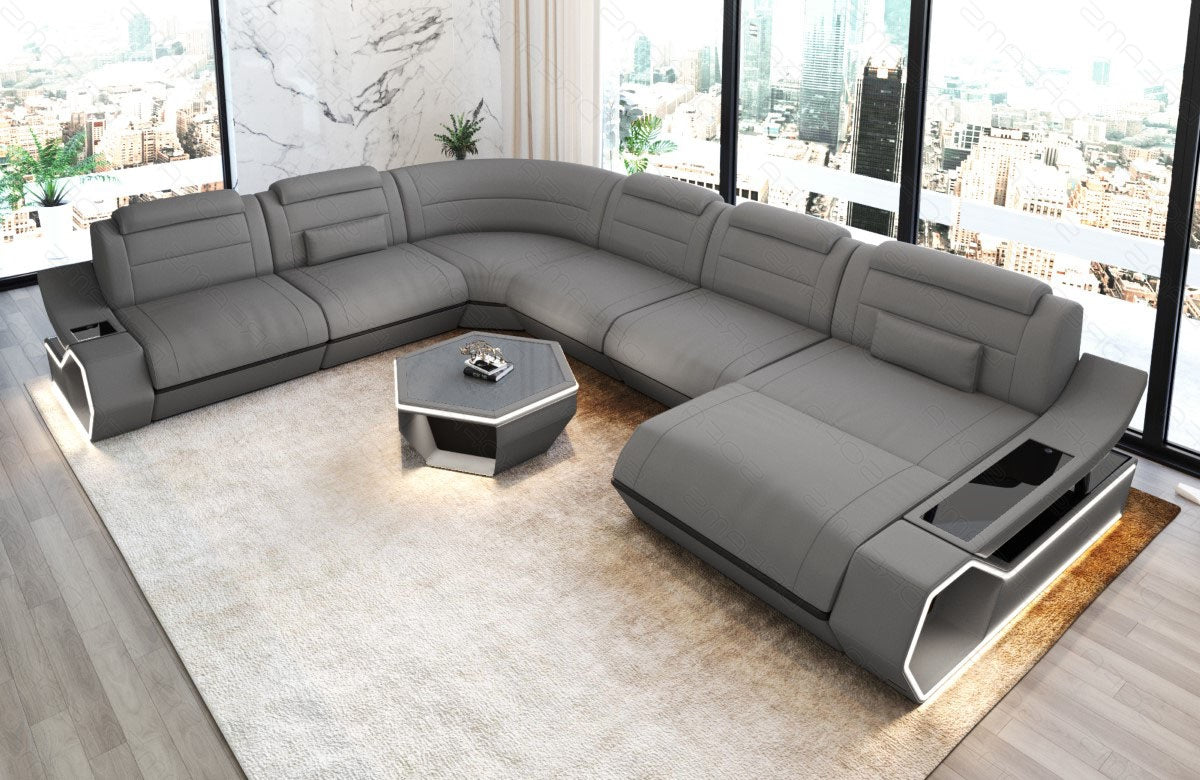 Wohnlandschaft Toscano XXL Stoff