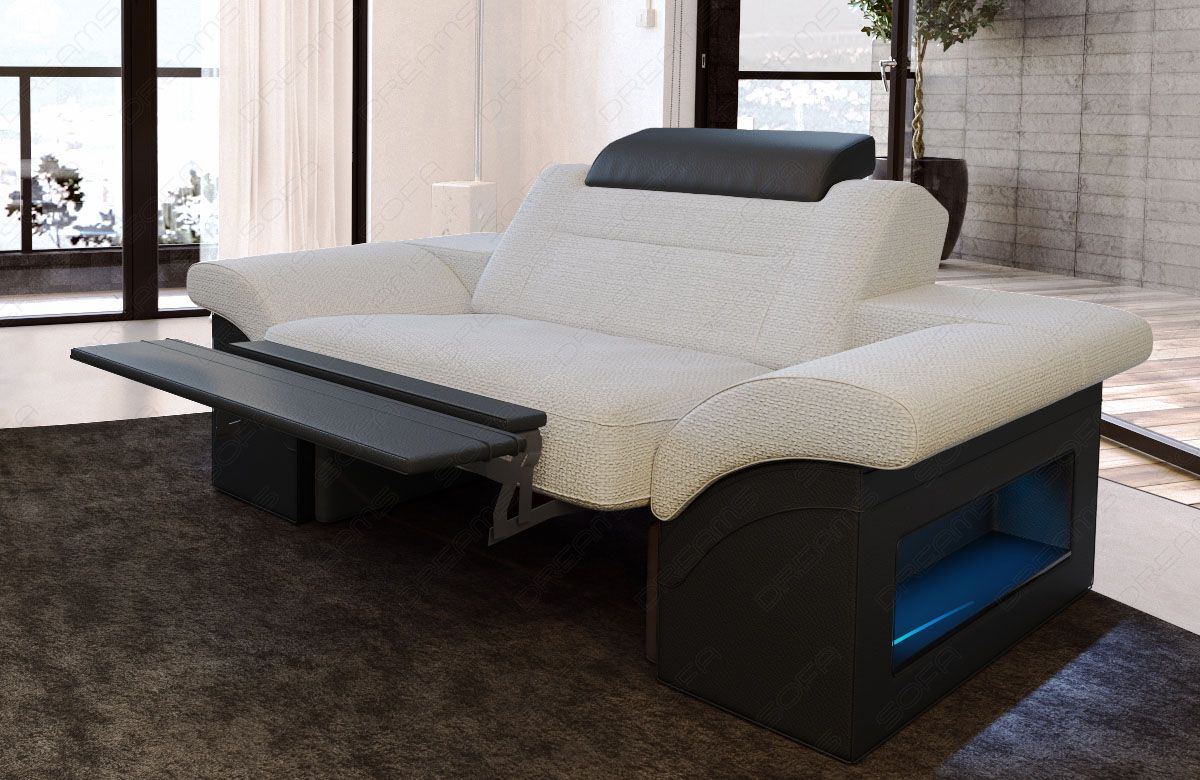 Relax Sessel modern Monza in macchiato - Hugo2 - Die LED Beleuchtung und Relaxfunktion sind optional erhältlich. Bei weiteren Fragen kontaktieren Sie uns bitte.