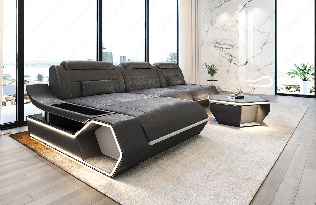 Ecksofa Toscano L-Form Stoff