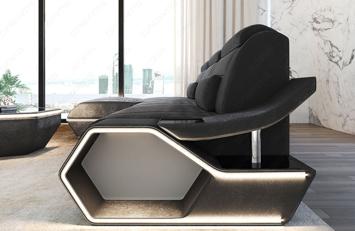 Ecksofa Toscano L-Form Stoff