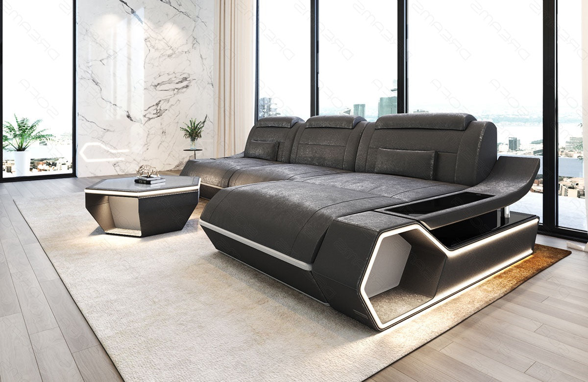 Ecksofa Toscano L-Form Stoff