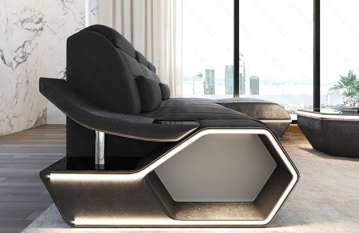 Ecksofa Toscano L-Form Stoff