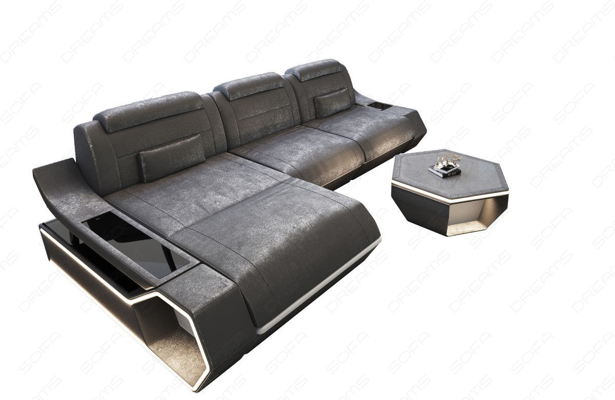 Ecksofa Toscano L-Form Stoff