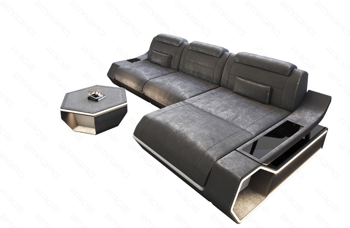 Ecksofa Toscano L-Form Stoff