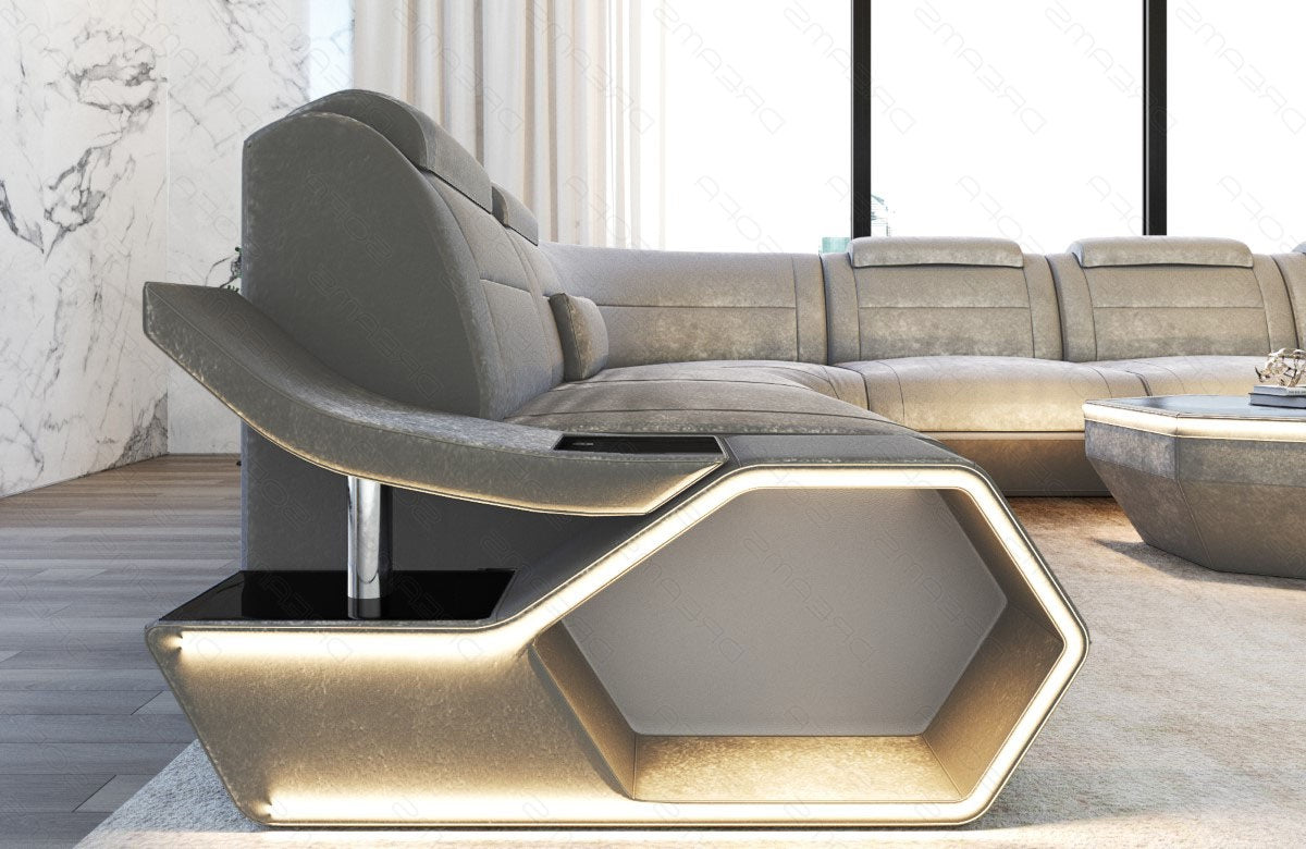 Wohnlandschaft Toscano XXL Stoff