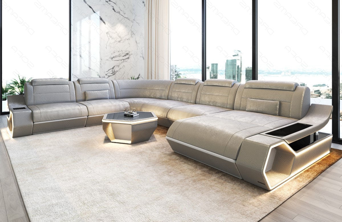Wohnlandschaft Toscano XXL Stoff