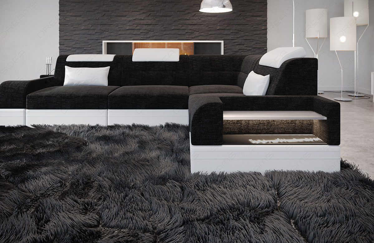 Detailansicht der kleinen Armlehne beim Sofa Trivento