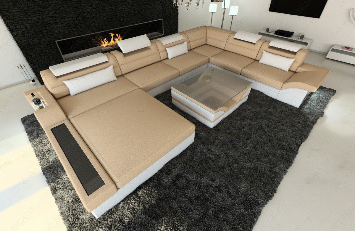 Polstersofa Mezzo XXL in beige - Mineva4