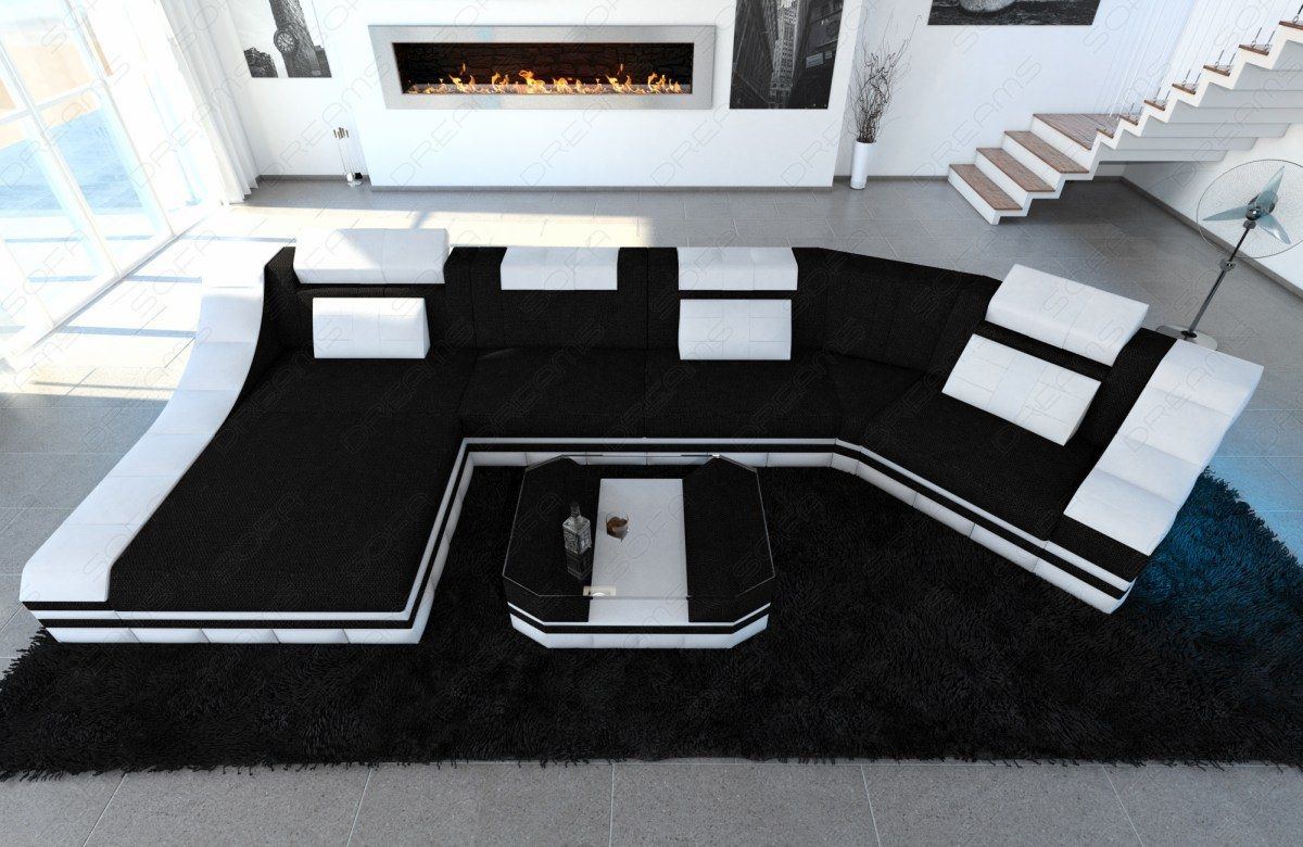 Design Polstersofa Turino C schwarz Hugo 14