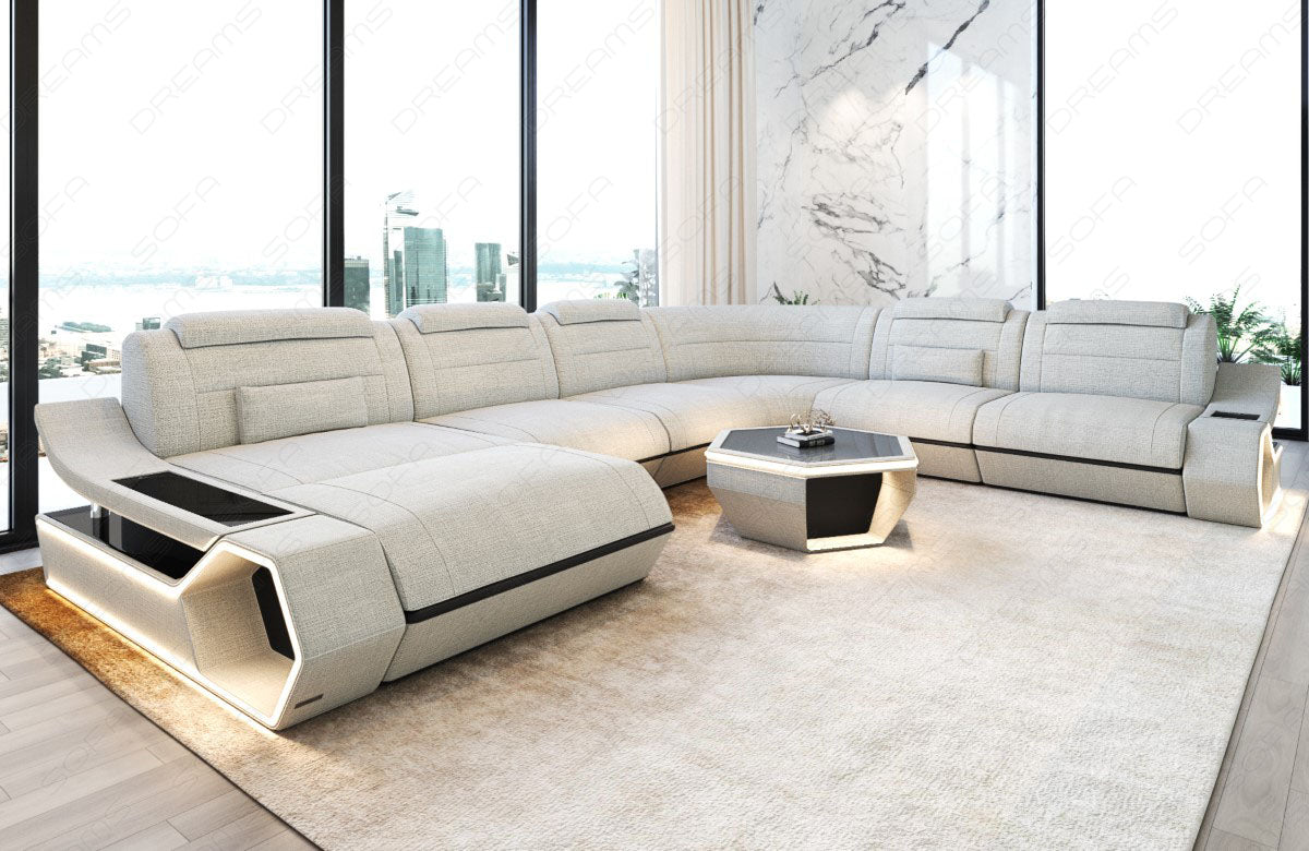 Wohnlandschaft Toscano XXL Stoff