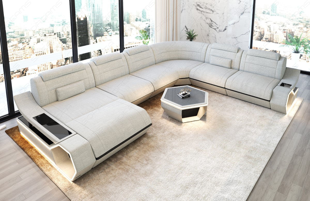 Wohnlandschaft Toscano XXL Stoff