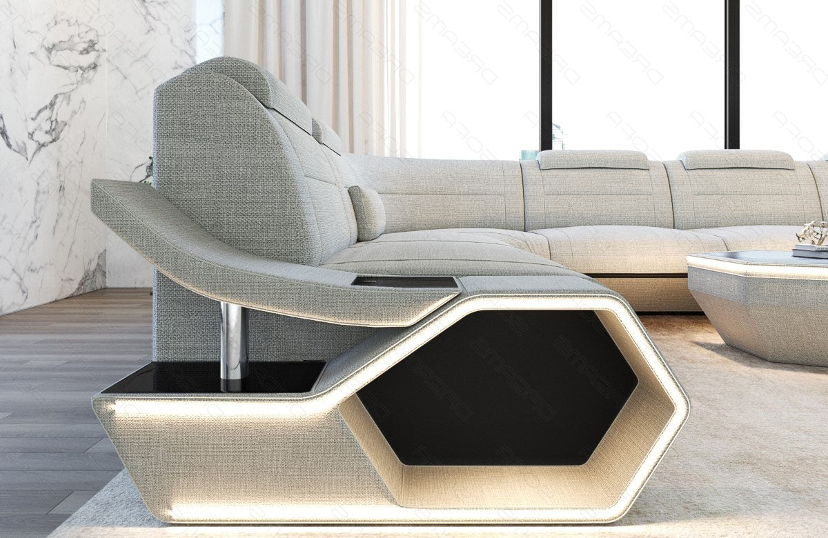Wohnlandschaft Toscano XXL Stoff