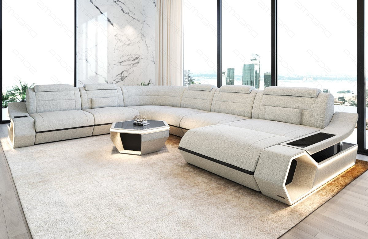 Wohnlandschaft Toscano XXL Stoff