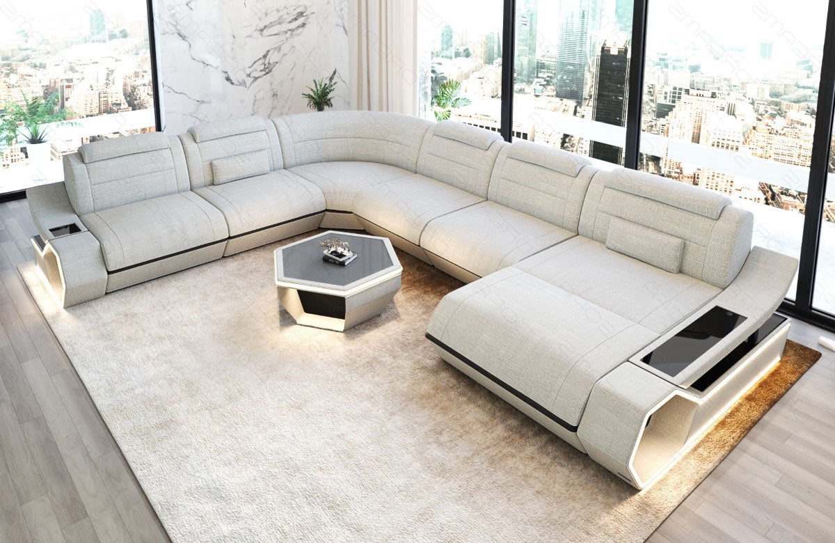 Wohnlandschaft Toscano XXL Stoff