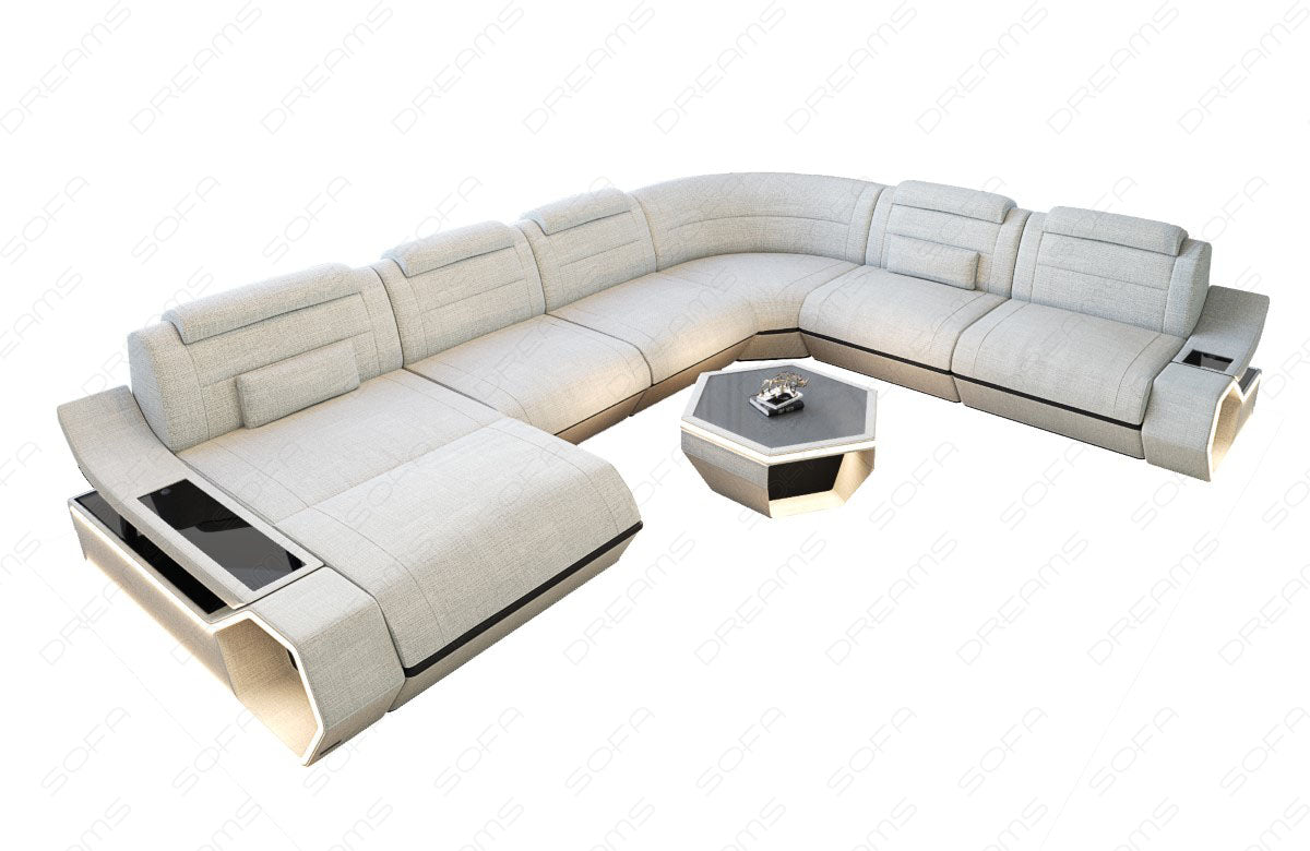 Wohnlandschaft Toscano XXL Stoff