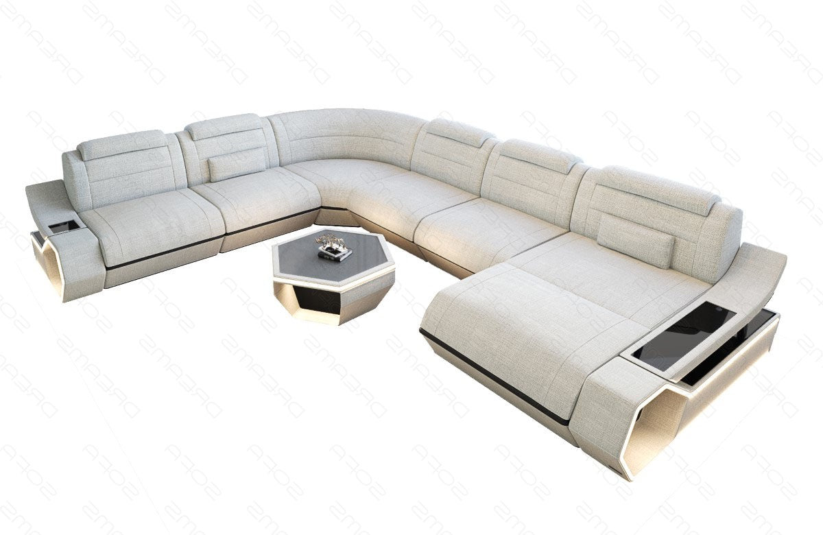Wohnlandschaft Toscano XXL Stoff