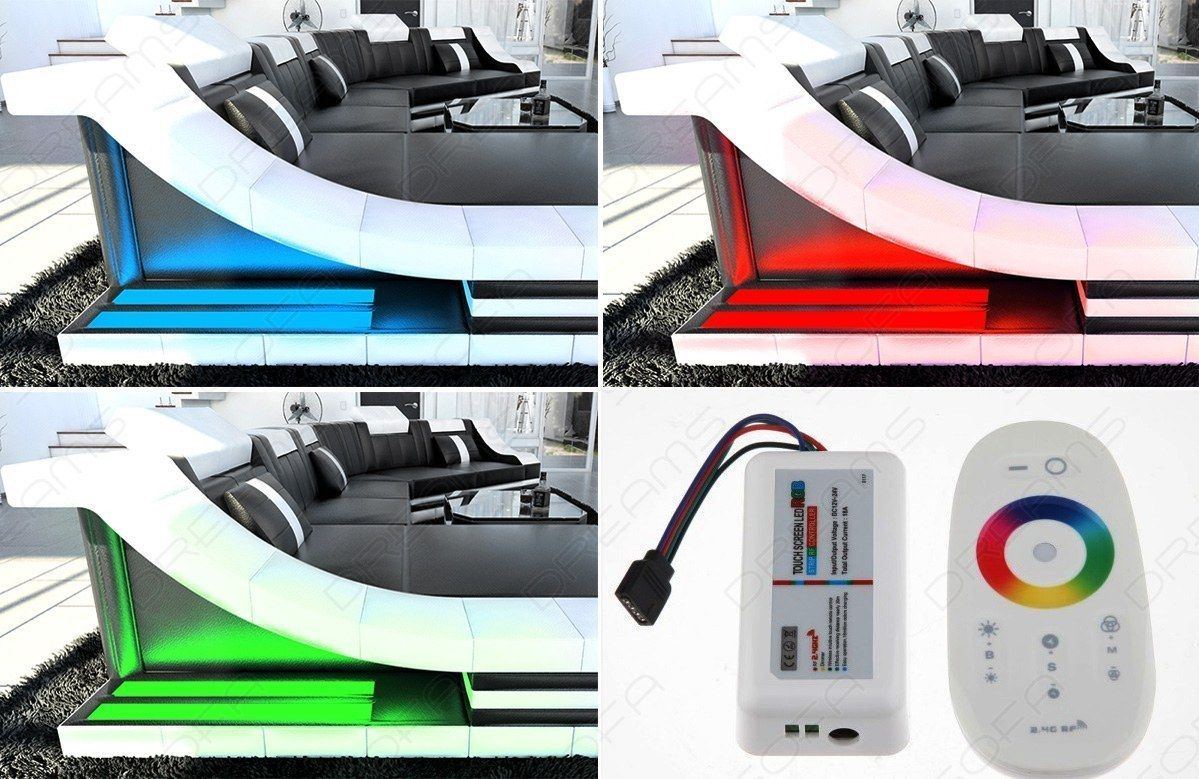 LED-Beleuchtung beim Sofa Turino - Detailbild