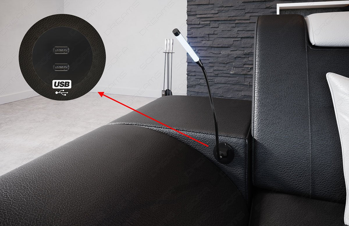 Detailbild des optional erhältlichen USB-Anschlusses
