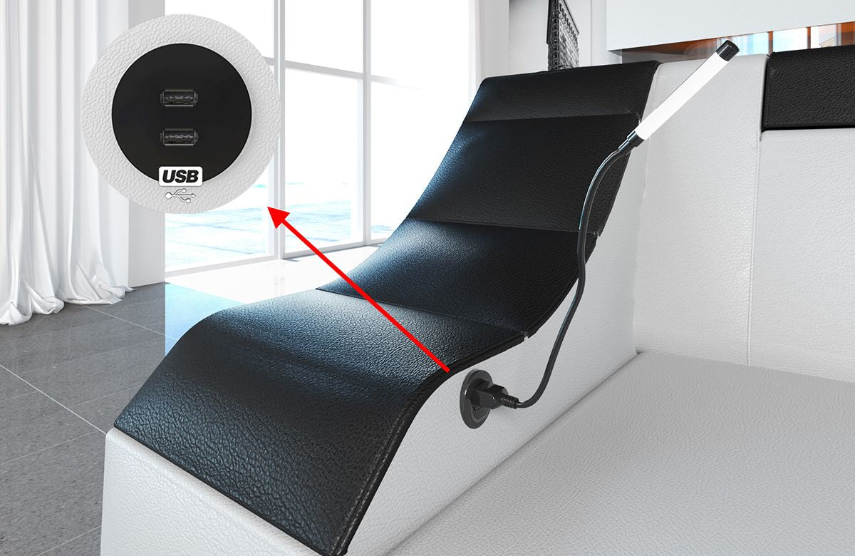 Detailbild des optional erhältlichen USB-Anschlusses