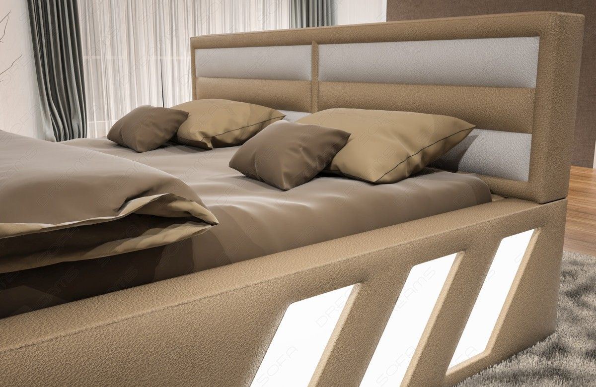 Kopfteil mit Beleuchtung Designerbett Apollonia