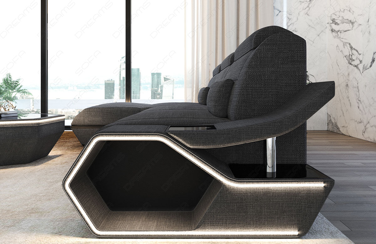 Ecksofa Toscano L-Form Stoff