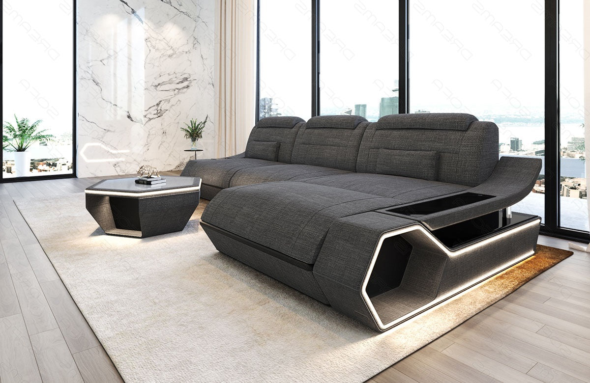 Ecksofa Toscano L-Form Stoff