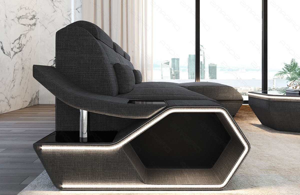 Ecksofa Toscano L-Form Stoff