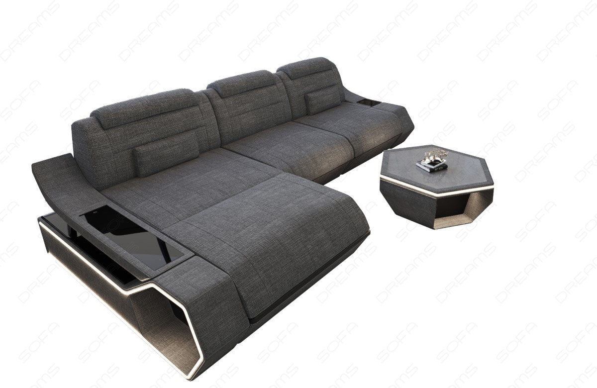 Ecksofa Toscano L-Form Stoff