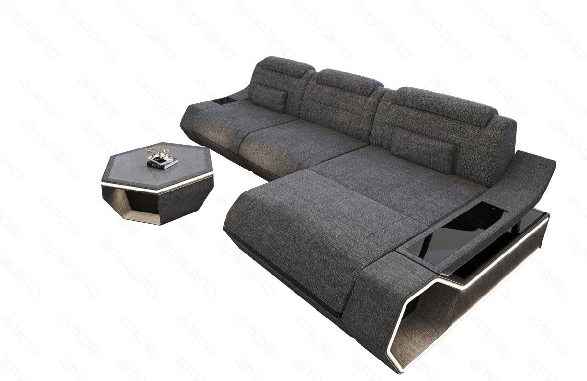 Ecksofa Toscano L-Form Stoff