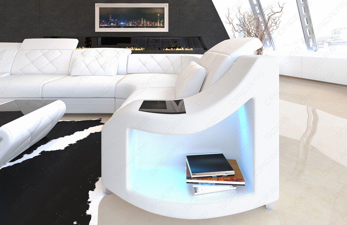Sofa Swing Leder in komplett weiss