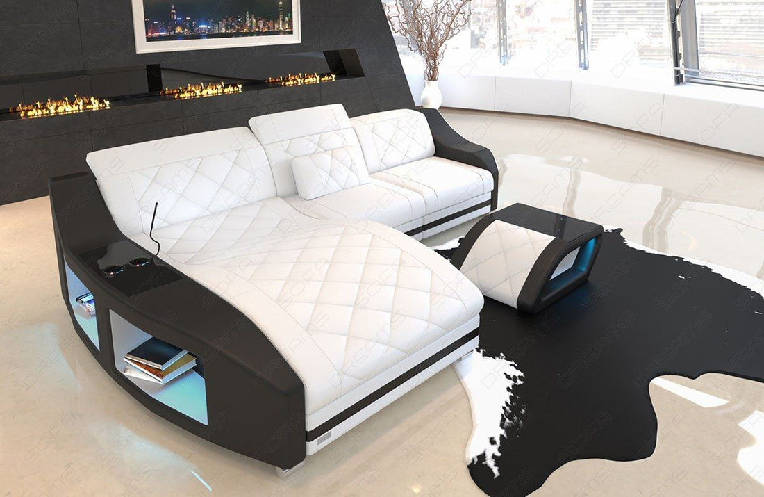 Ledersofa L Form