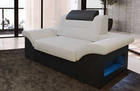 Polster Relax Sessel modern Monza in macchiato - Hugo2 - Die LED Beleuchtung und Relaxfunktion sind optional erhältlich. Bei weiteren Fragen kontaktieren Sie uns bitte.