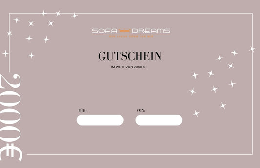 2000€ Gutschein – Zum verschenken!