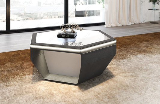 Moderner Couchtisch Toscano aus Stoff