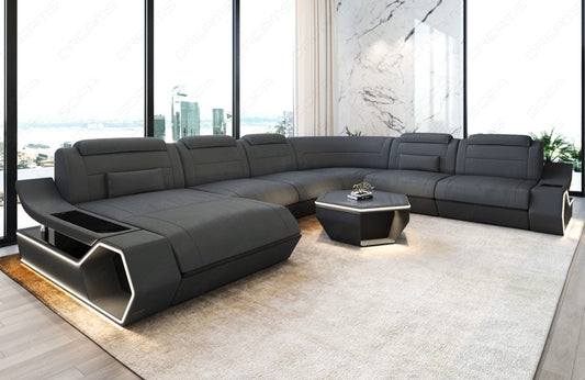 Wohnlandschaft Toscano XXL Stoff