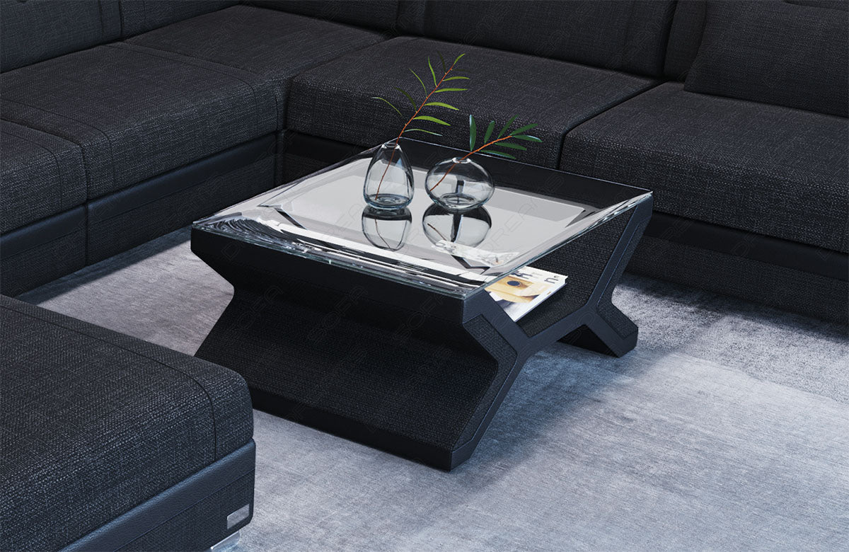 Designer Stoff Couchtisch Napoli – Modern & Stilvoll – Rayy