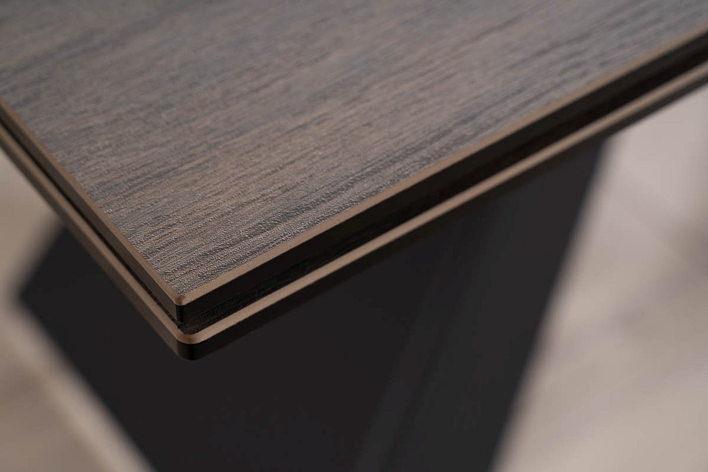 Tavolo da pranzo in ceramica Westin 160 effetto legno 