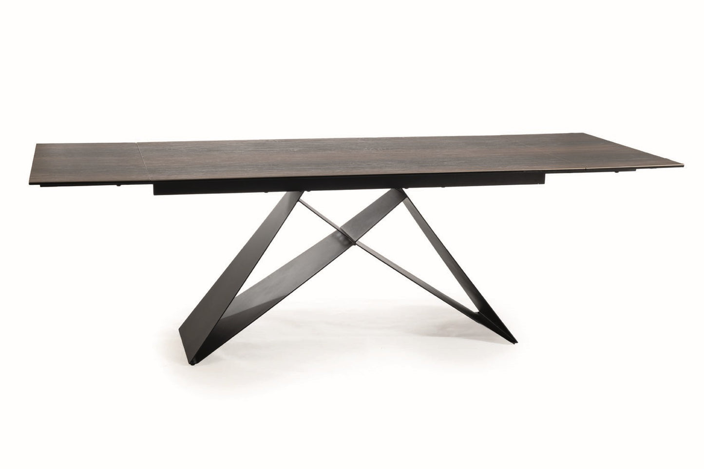 Table à manger Westin en céramique 180 effet bois 
