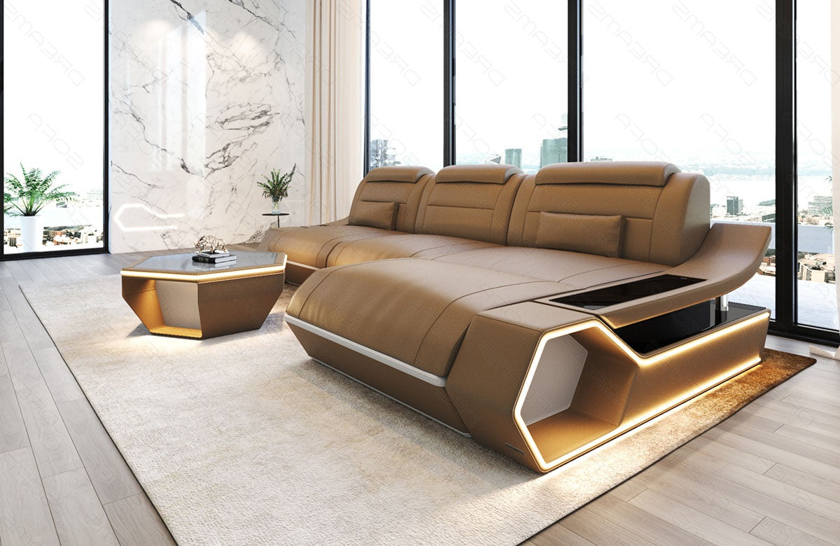 Leder Ecksofa Toscano L-Form – Modern & Komfortabel
