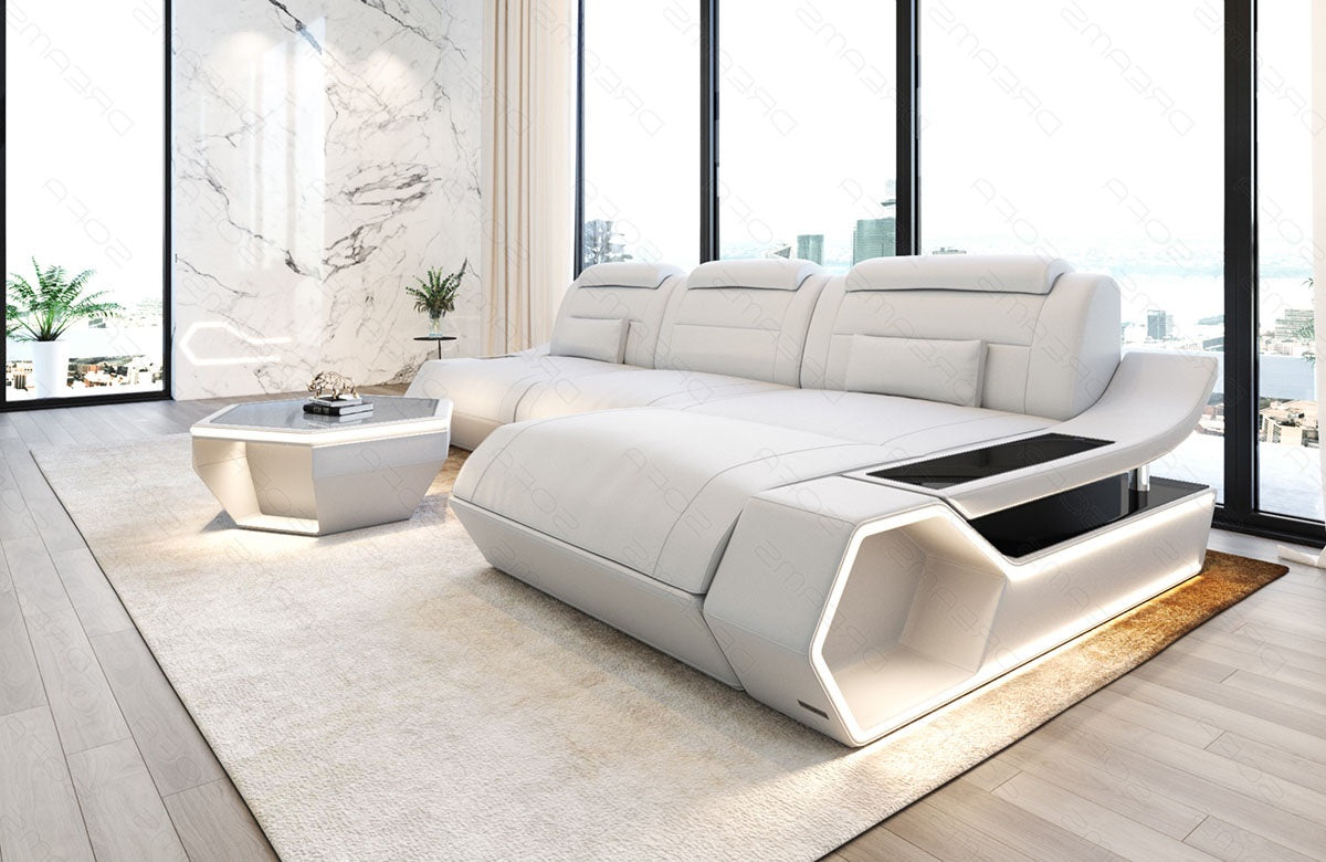 Leder Ecksofa Toscano L-Form – Modern & Komfortabel