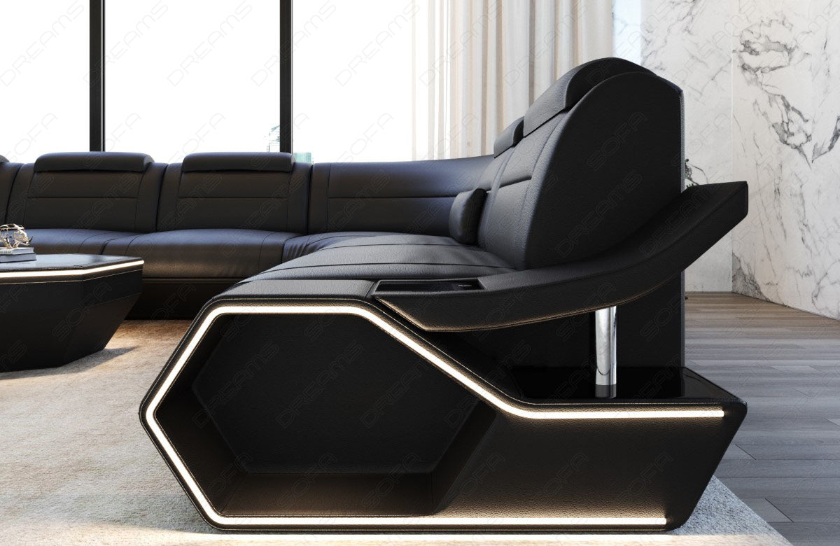 Leder Wohnlandschaft Toscano XXL