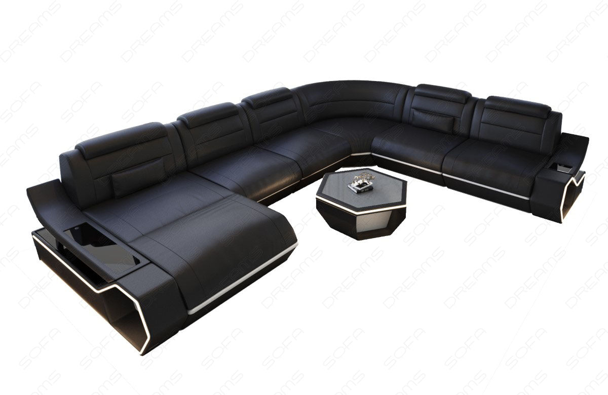 Leder Wohnlandschaft Toscano XXL