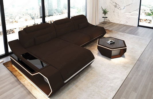 Ecksofa Toscano L-Form Stoff