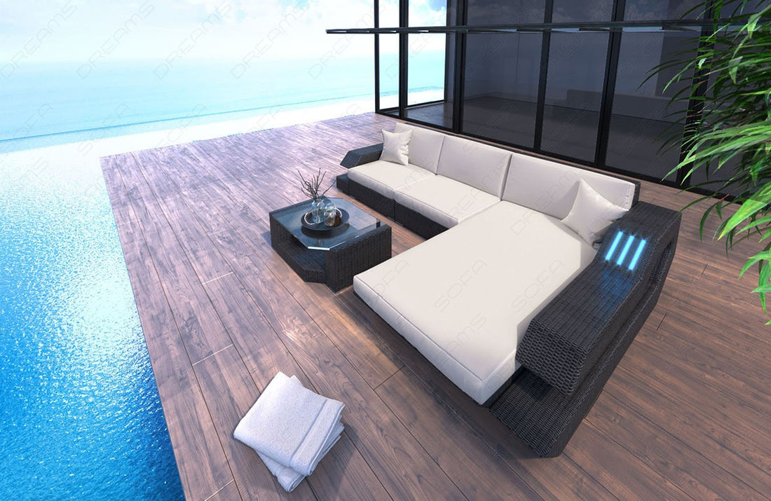 Rattan Sofas L Form
